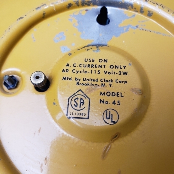 SUNBURST Wall Clock by United 𝅺MID-CENTURY Modern Brass Leaves - Picture 12 of 14